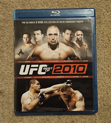 #ad UFC Greatest Fights: Best of 2010 Pierre Lesnar Silva Penn Rampage Blu ray $5.98