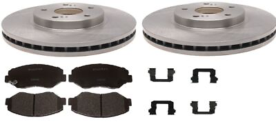 #ad Front Rotor with Ceramic pads Fit VERSA and NOTE 2012 2019 $82.95