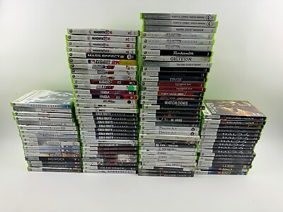 #ad Microsoft Xbox 360 Games With Cases Pick amp; Choose Huge Lot Great Prices $9.99