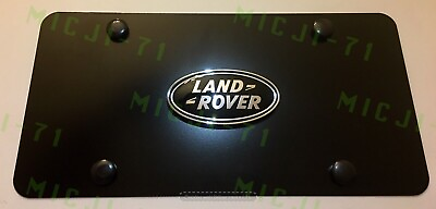 #ad Land Rover Front Auto Heavy Duty Vanity Stainless Metal License Plate Frame $19.95
