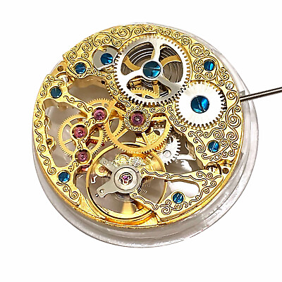 #ad Analogamp;Hollow Skeleton Vintage Watch 6497 ST3600 Movement Hand Winding 21600 $69.95