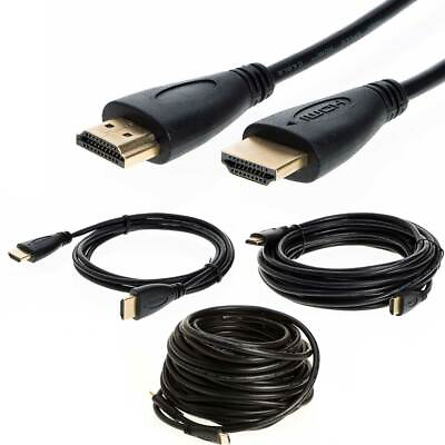 #ad HDMI Cable High Speed 1080P HDTV 3ft 10ft 12ft 15ft 30ft 50ft 75ft 100ft PS3 LOT $321.60