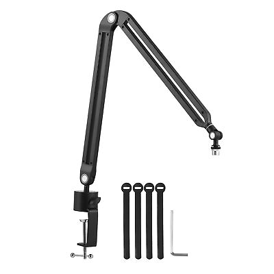 #ad Microphone Arm Stand Set All Metal Heavy Duty Mic Suspension Arm Hands free E2Z3 $46.30