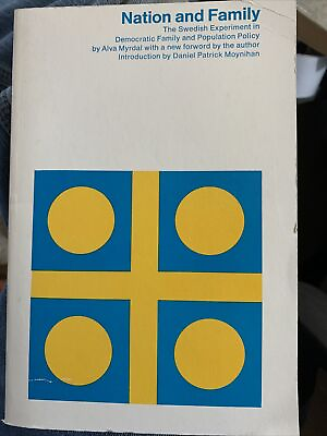 #ad Nation And Family The Swedish Experiment By Alva Myrdal $50.00