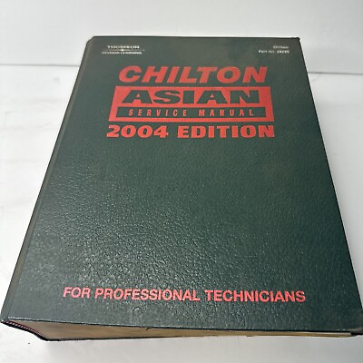 #ad Chilton Asian Service Manual 2004 Edition Good $19.00