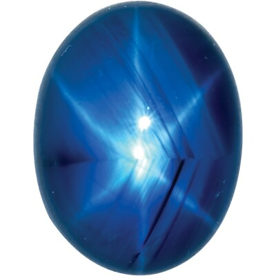 #ad Natural Fine Blue Star Sapphire Oval Cabochon AAA Grade Unheated Untreate $360.90