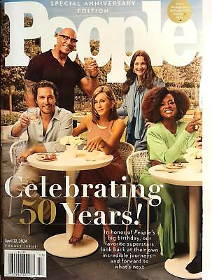 #ad People Magazine 22 April 2024 Celebrating 50 Years $13.90