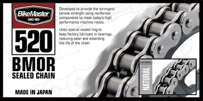 #ad BikeMaster 520 BMOR Series Chain 94 Natural 520BMOR 94 $56.92