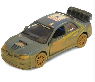 #ad Muddy 2007 Subaru Impreza WRC Diecast 1:36 model Rallye Monte Carlo Rally New $7.98