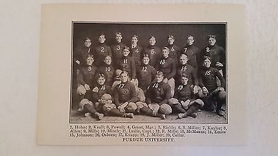 #ad Purdue University 1902 Football Team Picture VERY RARE $24.99