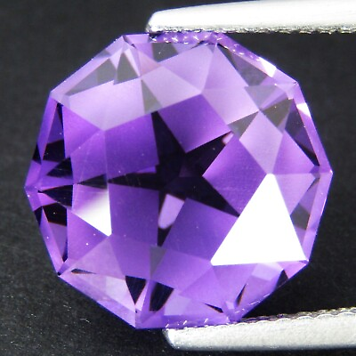 #ad 7.50Cts Splendorous Natural Purple Amethyst Round Star Custom Cut Loose Gemstone $56.99