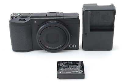 #ad Count 5649 NEAR MINT RICOH GR II 16.2MP Compact Wi Fi Camera Black From JAPAN $799.99