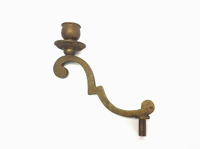 Bronze Metal Small Chandelier Arm Part Candle Holder Candelabra 5” $32.50