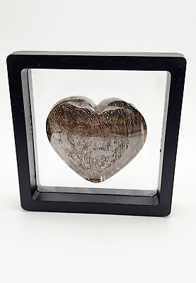 #ad Garden Quartz Heart Crystal Heart Free Floating Frame Inc Valentine#x27;s Gift $29.74