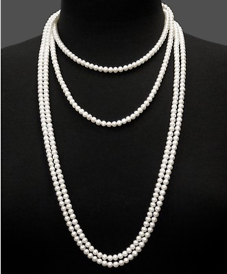 #ad 100” Strand Of 10.5mm Cultured Pearls. Very Good luster And Color. $3000.00
