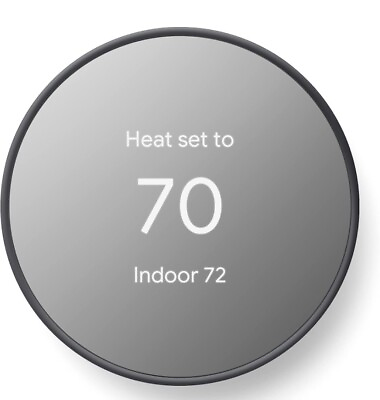 #ad Google Nest Programmable Smart Wi Fi Thermostat Charcoal $69.99