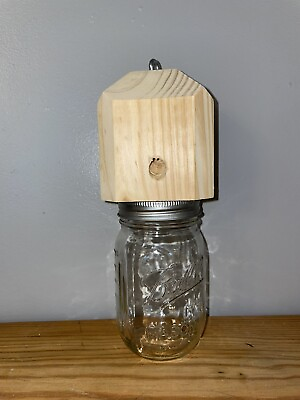 #ad Carpenter Bee Trap WITH jar Handmade. $15.99