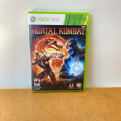 #ad Mortal Kombat Xbox 360 TESTED FAST FREE SHIPPING $16.95