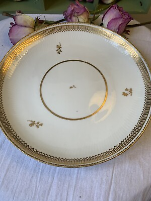 #ad Antique Georgian 👑 Puce Mark Derby Porcelain Plate pattern quot;49quot; 1785 England $125.00