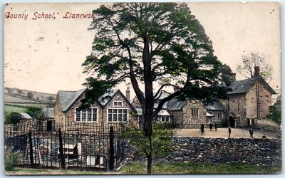 #ad Postcard County School Llanrwst Wales $3.46