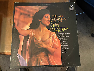 #ad The Art of Maria Callas vol 3 Angel records 35233 Opera super clean sound $8.00