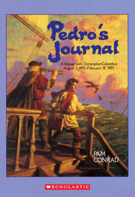 #ad Pedro#x27;s Journal: A Voyage with Christopher Columbus August 3 1492 ACCEPTABLE $3.95