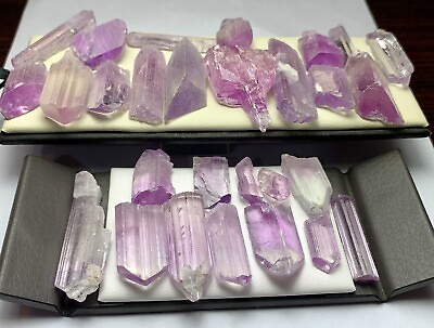 #ad 192.4 GRM TOP QUALITY NATURAL COLOR PINK KUNZITE CRYSTALS FROM KUNAR AFGHINSTAN $800.00