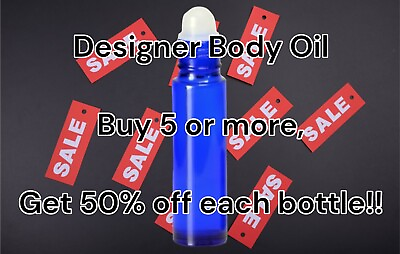 #ad Designer Body Oil Buy 5 Or More Get 50% Off 🤩 $8.39