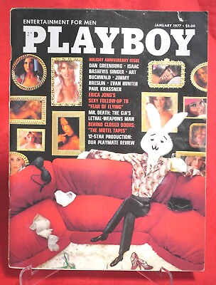 #ad PLAYBOY Magazine January 1977 w Centerfold Vintage Susan Kiger ISSUE $9.99