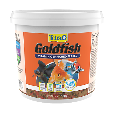 #ad vitamin c enriched goldfish food flakes $26.47
