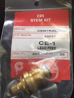 #ad Central Brass 20055 LF Brass Stem Kit for Faucets New NIP CE 1 $9.01