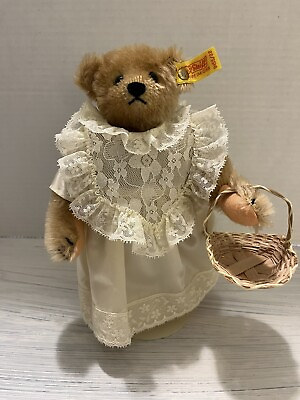#ad Vintage Steiff Wedding Bear Flower Bear er Steiff Number 0155 22 DPRToyz $44.95