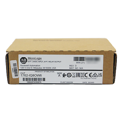 #ad NEW Factory Sealed AB 1762 IQ8OW6 A MicroLogix Combination Module 1762IQ8OW6 $222.00