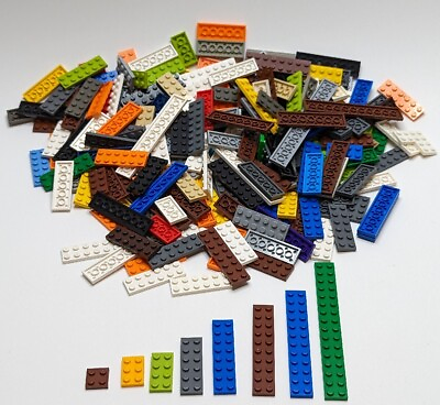 #ad LEGO Plates 150 Pieces 2x2 2x3 2x4 2x6 2x8 Flat Basic Building Bulk Lot $19.84