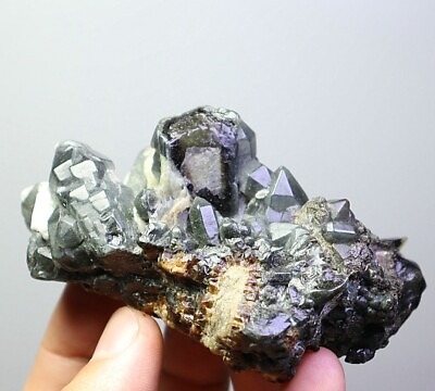 #ad NATURAL Skeletal Elestial Green QUARTZ Crystal Cluster Mineral Specimen $100.79