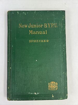 #ad New Junior BYPU Manual 1922 Southern Baptist Convention Sunday School Board 1922 $24.99