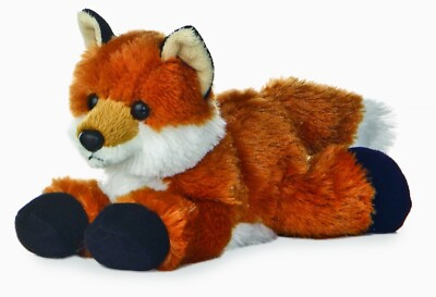 #ad 8 Inch Mini Flopsie Foxxie Red Fox Plush Stuffed Animal by Aurora $9.25