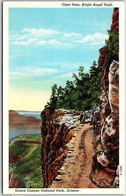 #ad Cape Horn Bright Angel Trail Grand Canyon National Park Arizona AZ Postcard $9.97