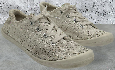#ad madden nyc brennen women#x27;s sneakers natural crochet size 7.5 $13.50