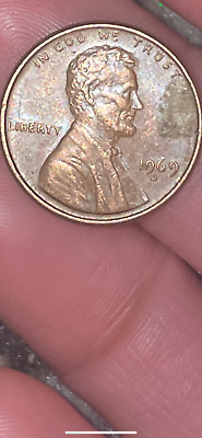 #ad 1969 D floating roof penny lincoln memorial cent $400.00