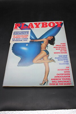 #ad JULY 1977 PLAYBOY W CENTERFOLD GOOD CONDITIN ANDREW YOUNG $9.99