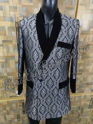 #ad New Men Elegant Event Wear Dinner Party Smoking Tunic Coat Jacket $130.00