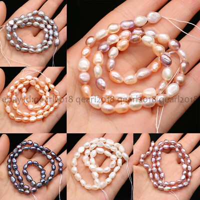 #ad Wholesale Real Natural Multicolor Freshwater Pearl Loose Beads 14#x27;#x27; Strand $7.85