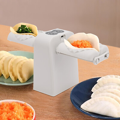 #ad Double Head Electric Dumpling Maker Automatic Dumpling Maker Machine Gray USA $26.00