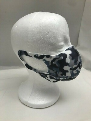 #ad Beautiful black white and grey spots adjustable cover bandana scarves $18.00