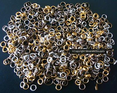 #ad 5mm split ring clasps 5 color platd finishes split ring jump rings 500pc FPC325B $4.95