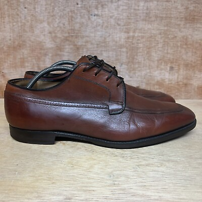 #ad Church#x27;s Brown Leather Apron Toe Oxford Shoes Men Size 9.5 G UK 10.5 US $59.00