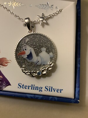 #ad Childrens Sterling Silver Necklace by Disney Frozen II $24.99