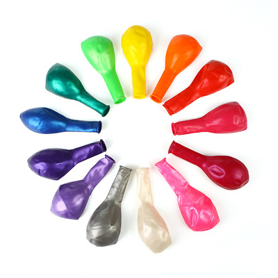#ad 100pcs 12 inch Balloon Latex All Colors for Wedding Birthday Bachelorette Party $7.99