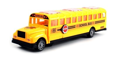#ad School Bus with Flashing LED Lights and Bus Sounds. Bump and Go Action $15.99